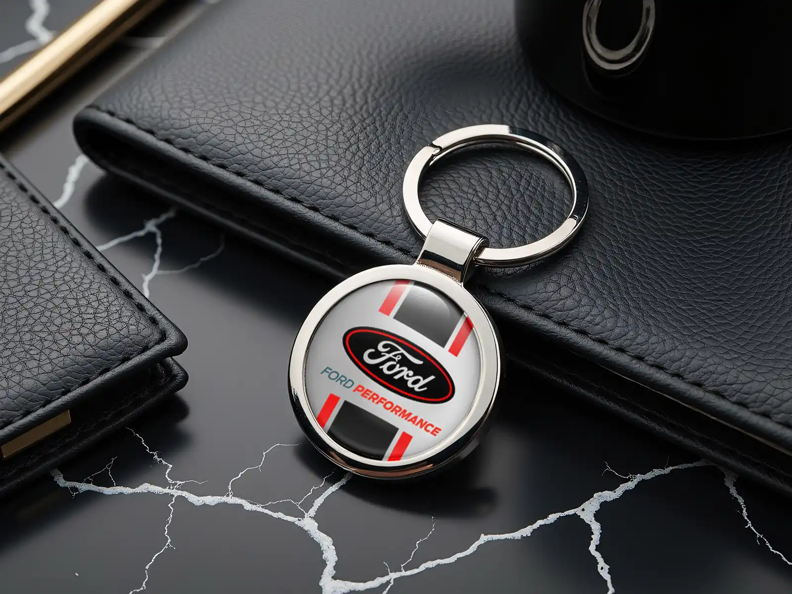 Ford Porte-clés Design Durable en Alliage